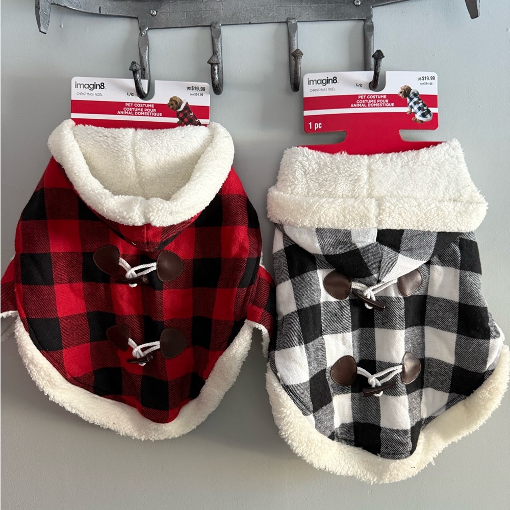 Imagin8 Dog coats NWT